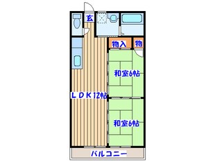 メルシーハイツ飯田　Ａ棟の物件間取画像